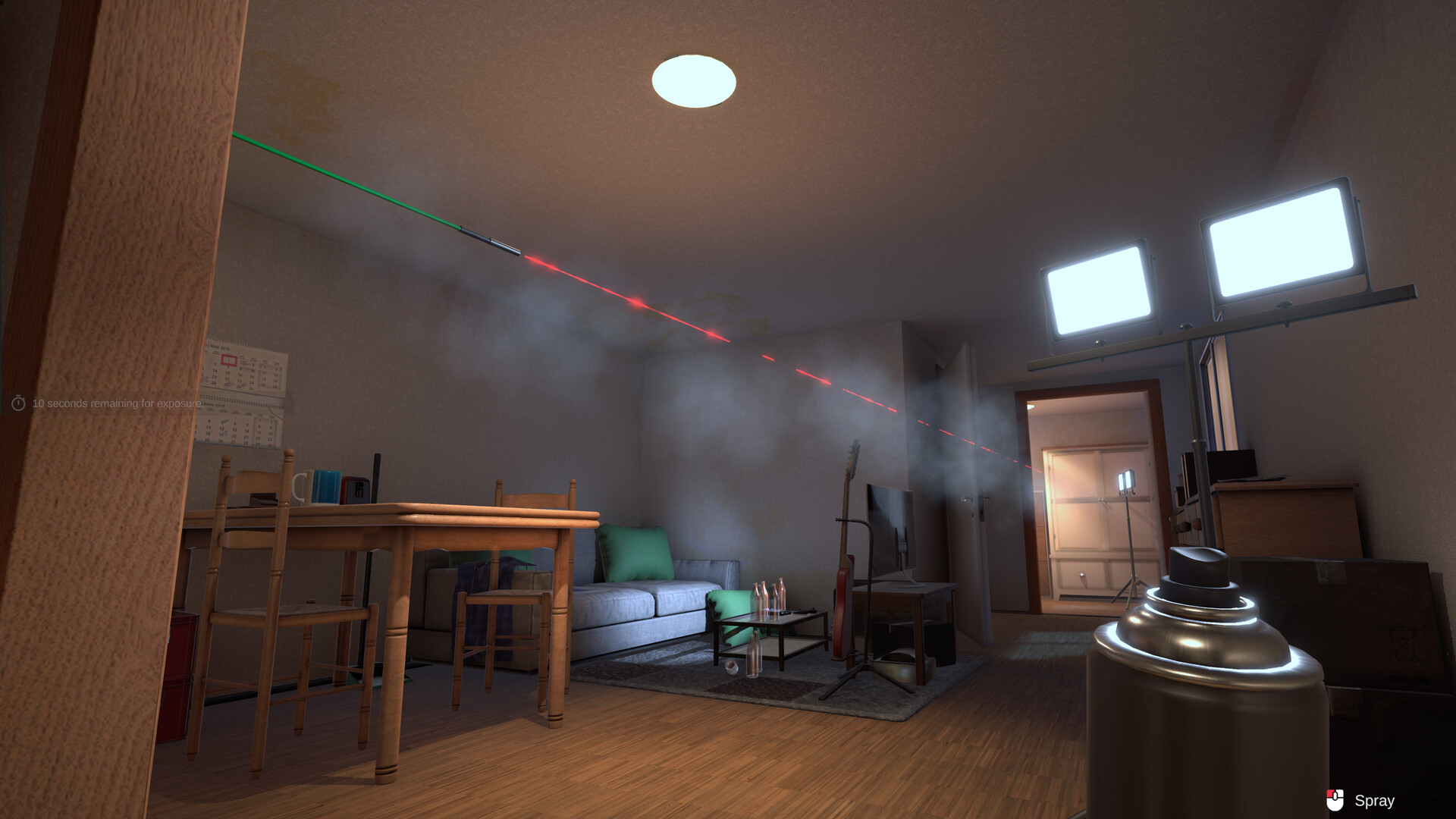 Tutorial apartment crime scene in Forensics: Crime Scene Detective